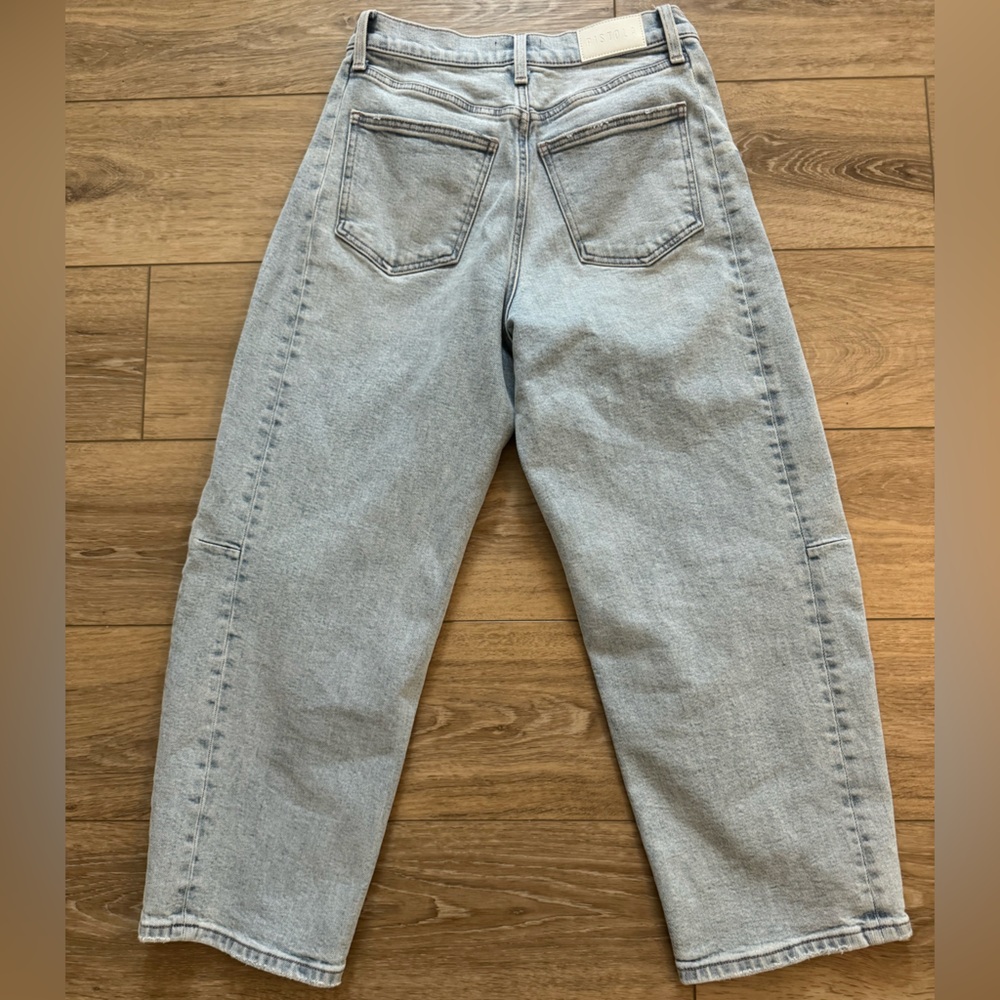 (Pistola) Eli High Rise Ankle Barrel Jean size 27 petite length - Picture 3 of 5